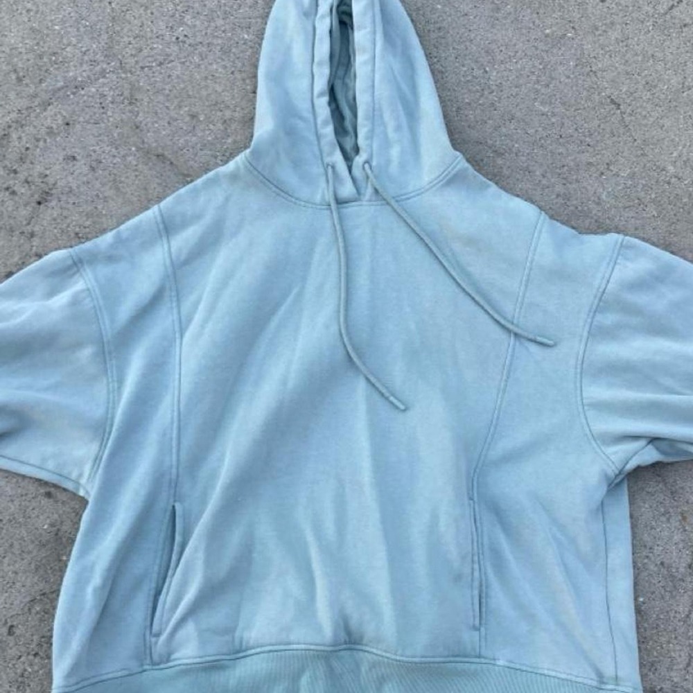 Blue Harmony Balance cotton & polyester hoodie in size S